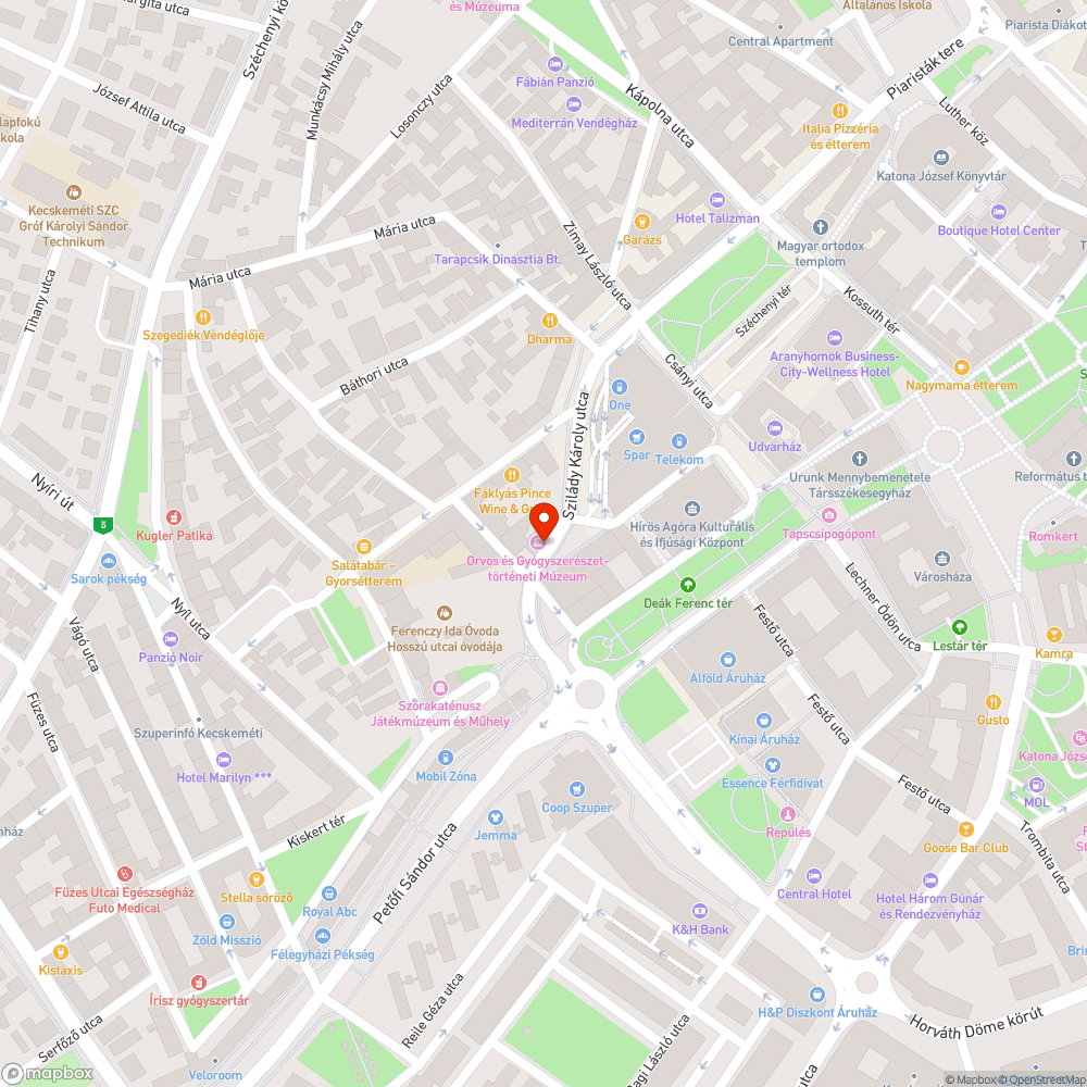 Sérült közvilágítás bejelentés helye