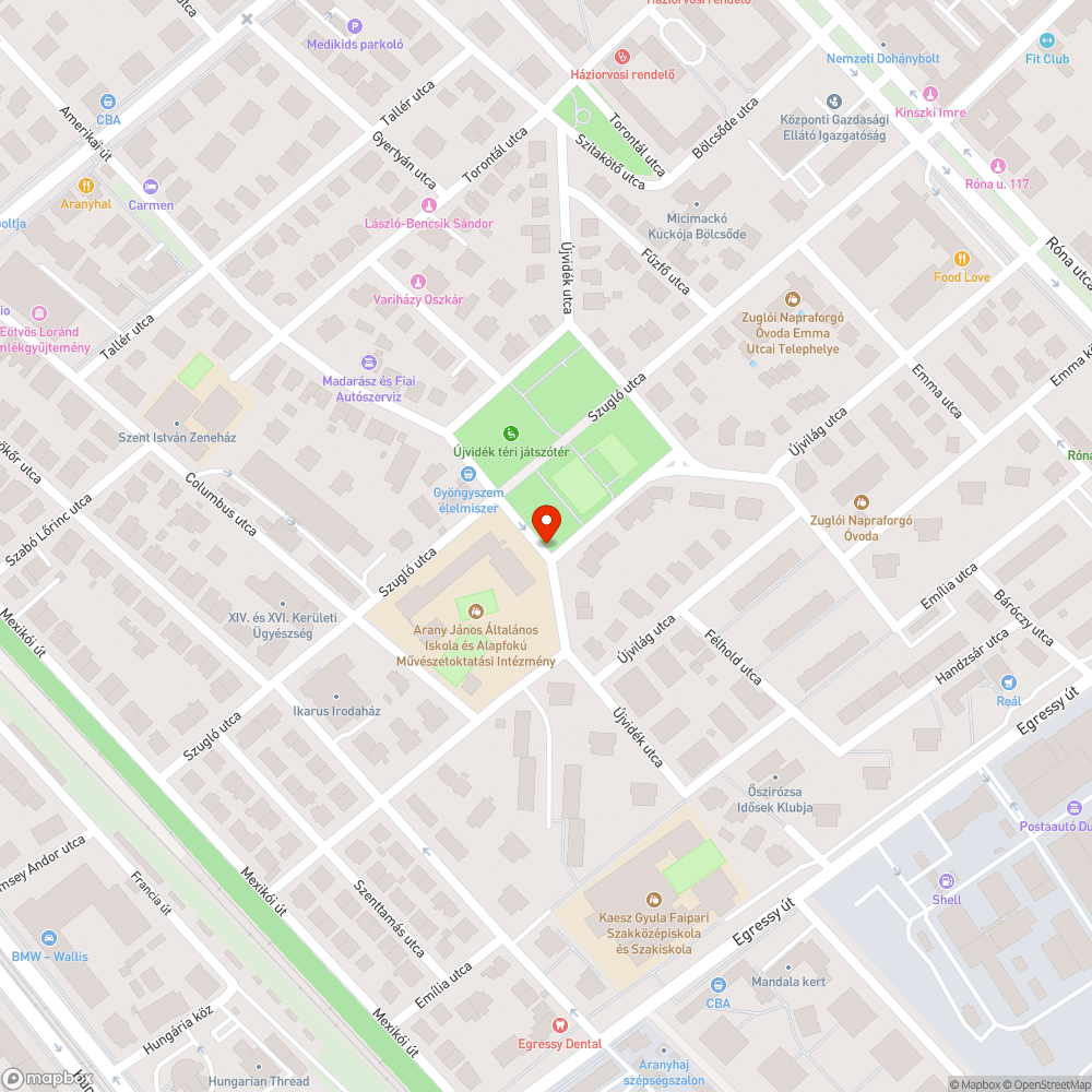 Sötét lámpa bejelentés helye