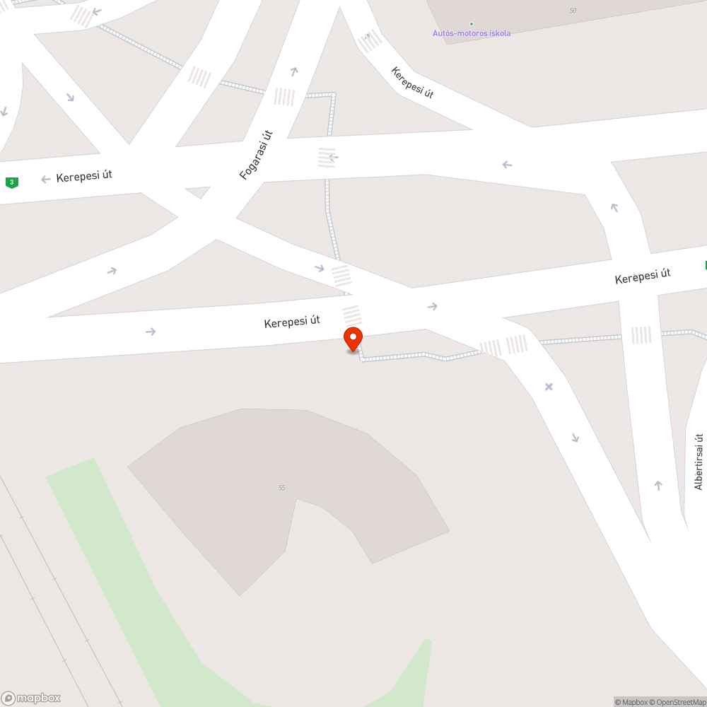 Rongálódott tábla bejelentés helye