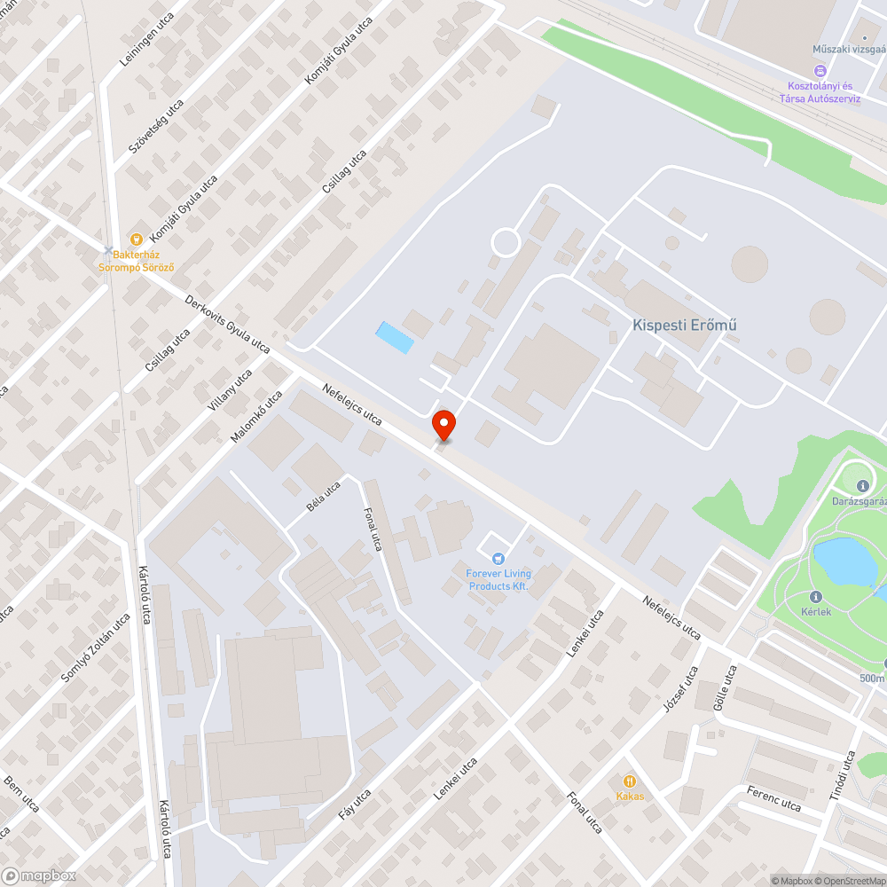 Vízszivárgás bejelentés helye