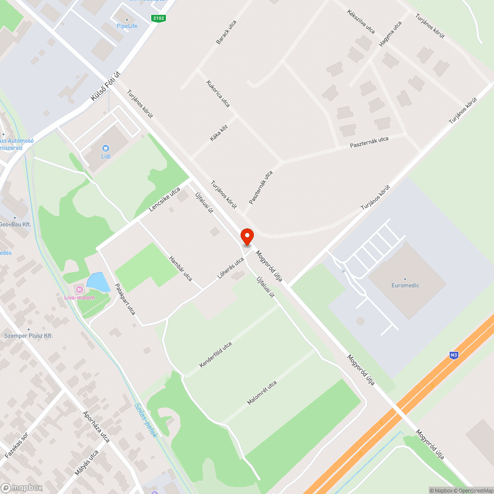 Lomok az út mellett bejelentés helye