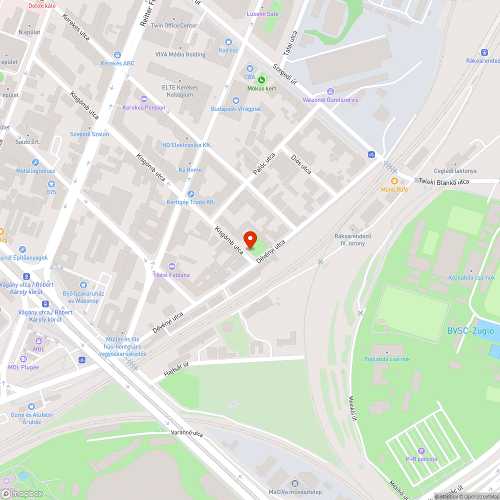 szemètkupac bejelentés helye