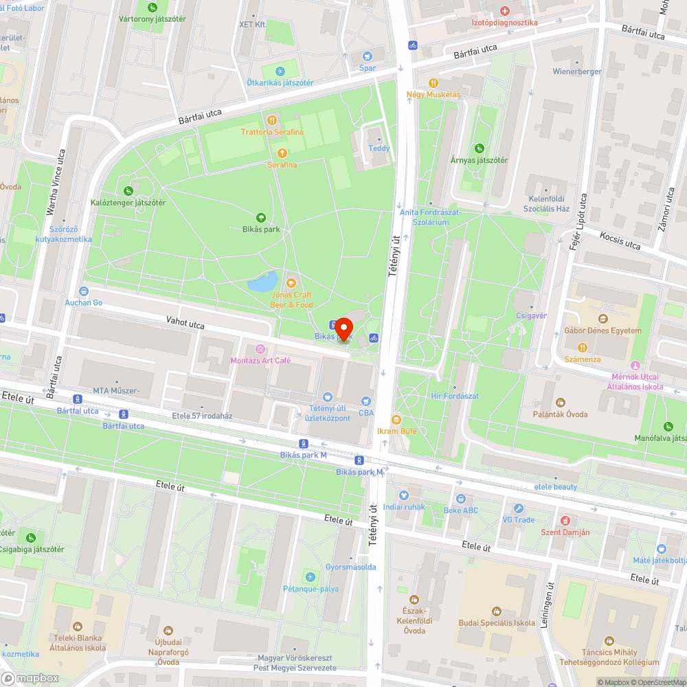 Rendetlenkedő varjak a Bikás parkban bejelentés helye