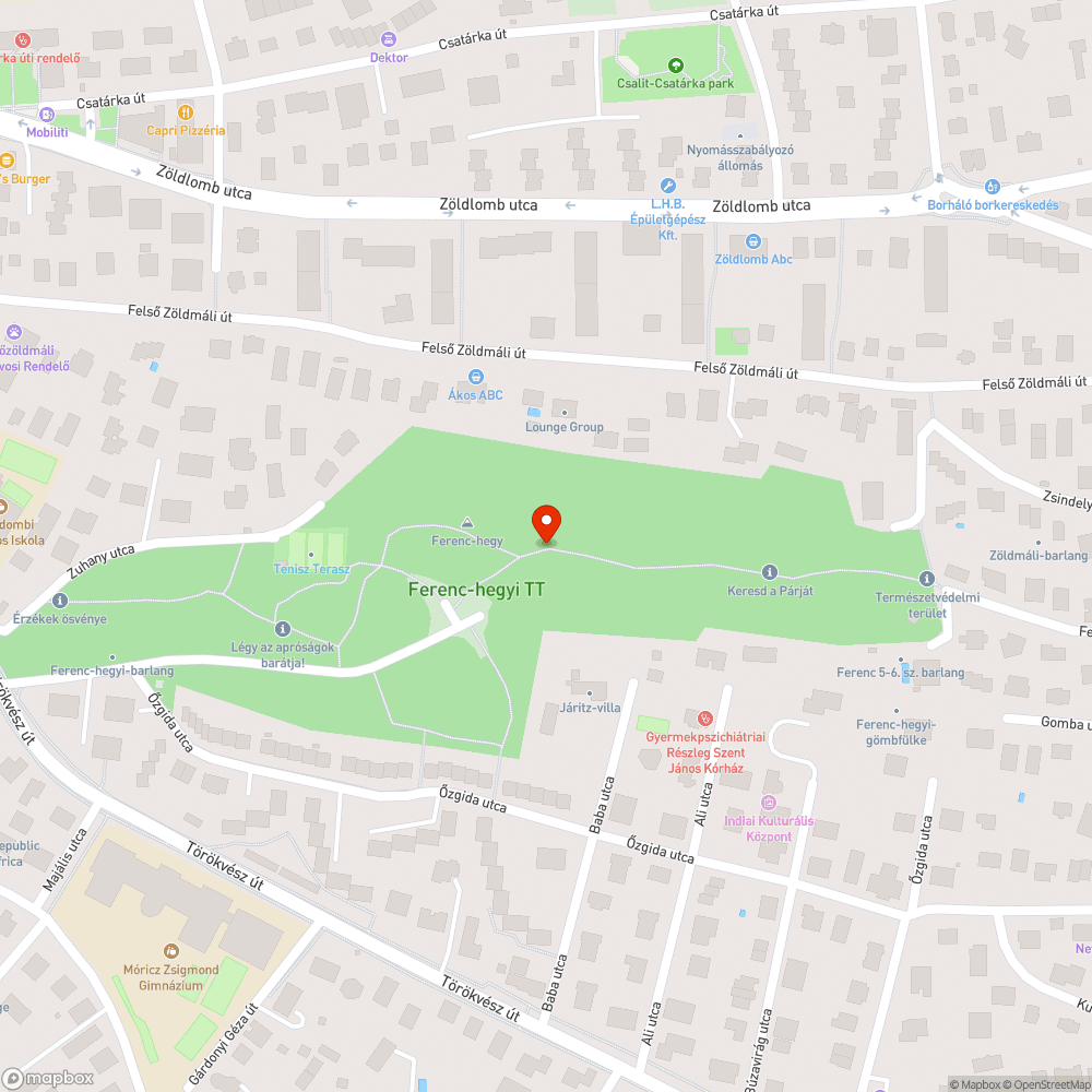 Ferenc-hegyi tanösvényt megrongálták bejelentés helye