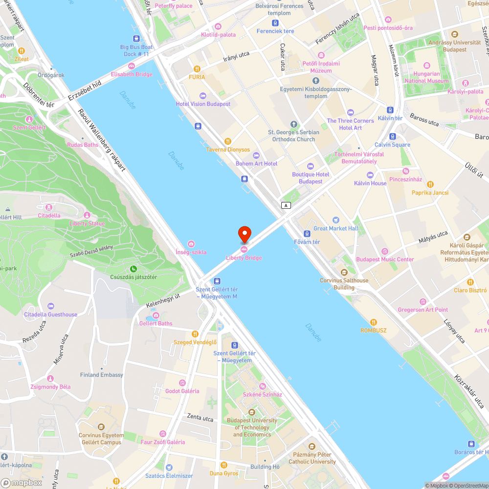 Szabadság hídon nem ég néhány lámpa bejelentés helye