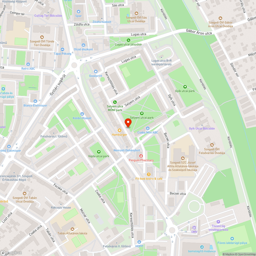 Helyet foglal bejelentés helye