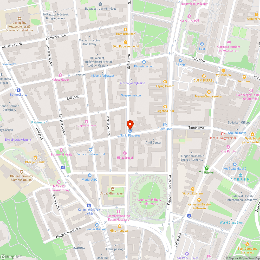 Omladozó járda bejelentés helye