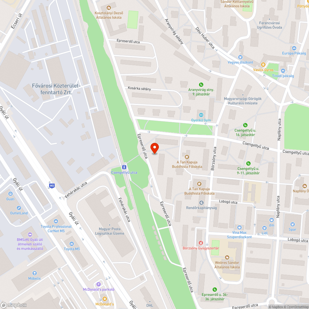 Felesleges stop tábla nem létező utcánál bejelentés helye