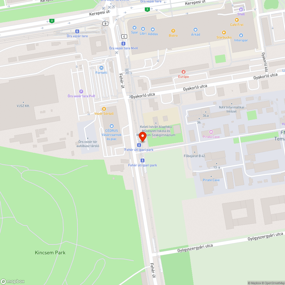 Rakéta bejelentés helye