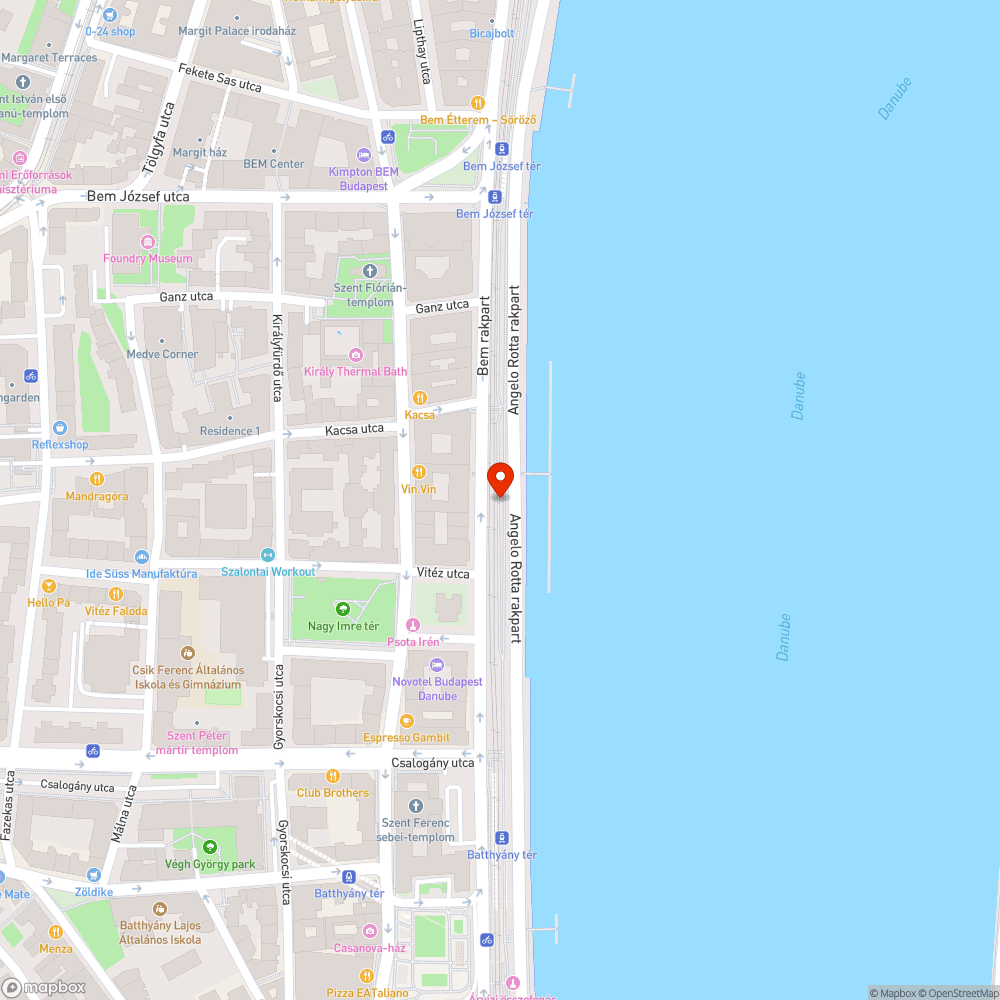 Friss graffitik a Bem rakparton bejelentés helye