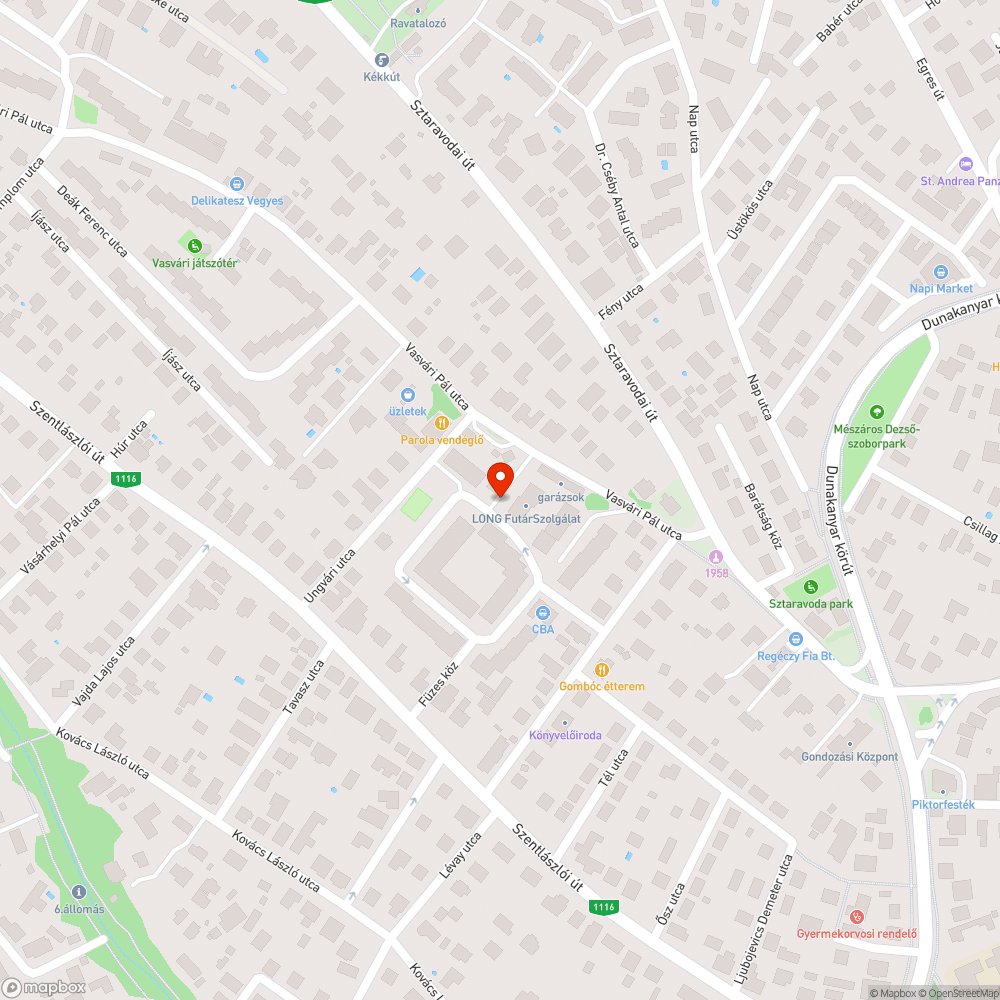 Kiégett lámpa bejelentés helye