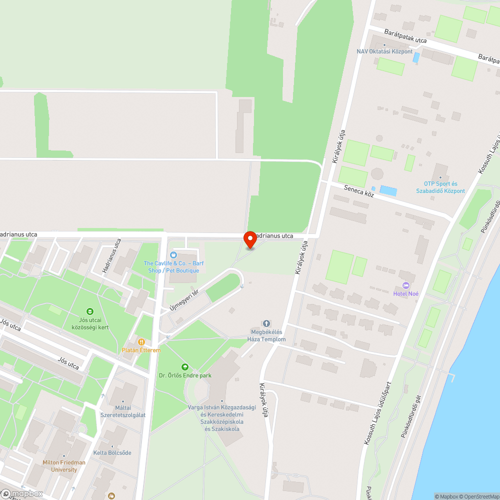 Hiányzó járda bejelentés helye