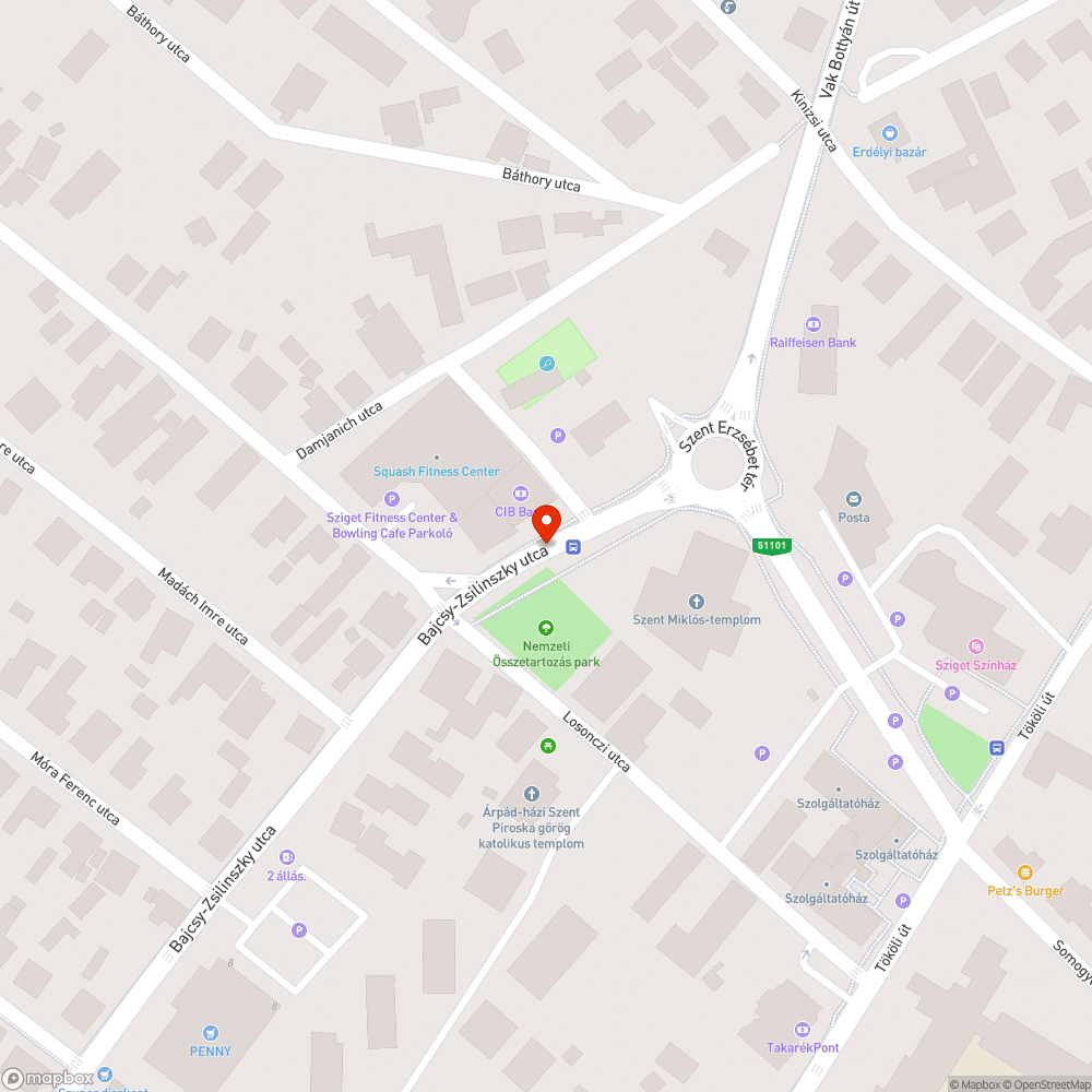 MOS 285 bejelentés helye