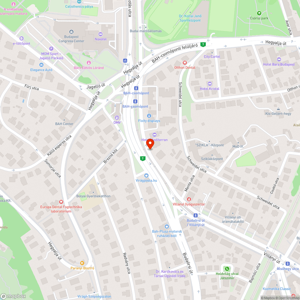 Kátyú bejelentés helye