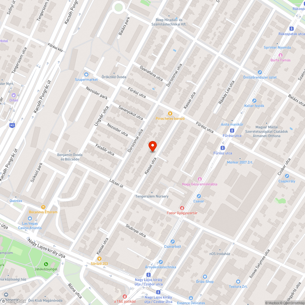 Nagyon hangos fekvőrendőr a XIV. Kassai utcában bejelentés helye