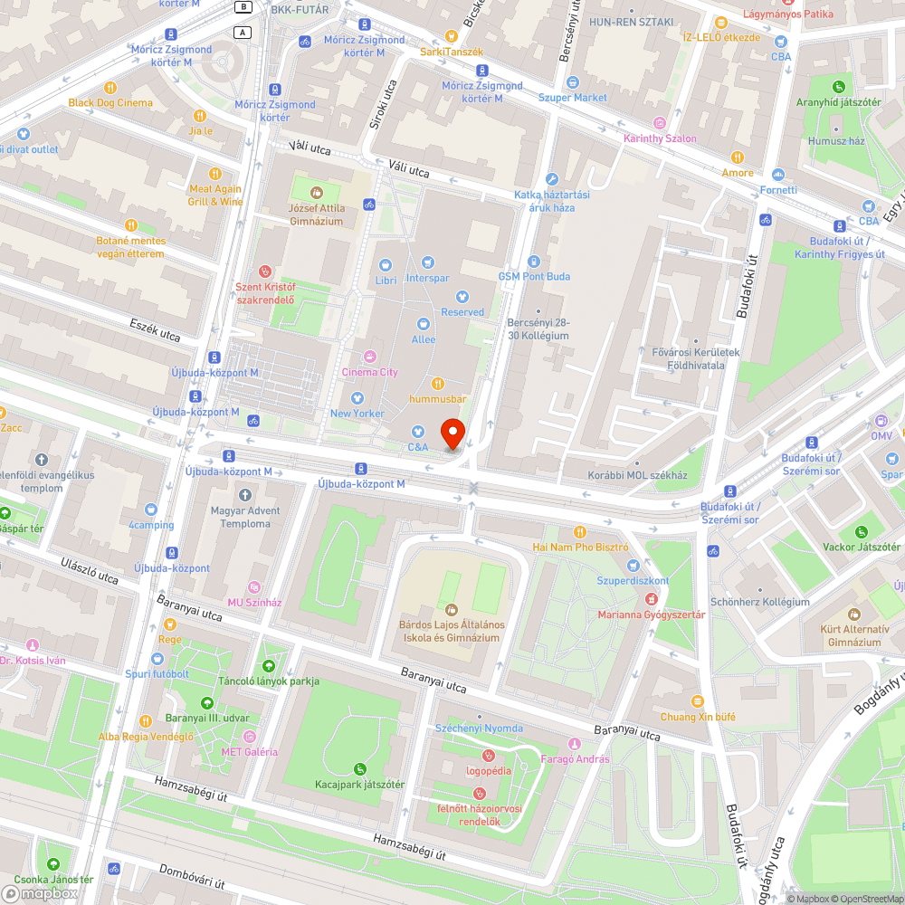 Buszsáv, nem buszsáv? bejelentés helye