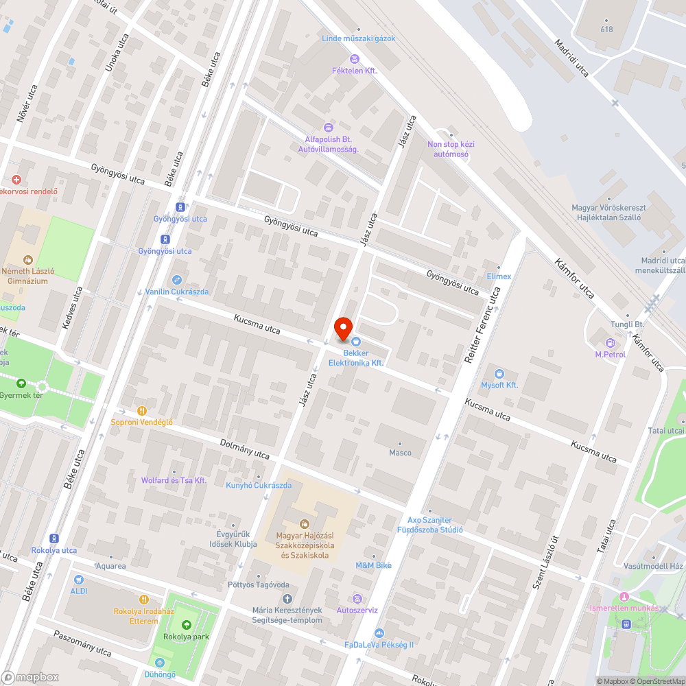 Elhagyott jármű bejelentés helye