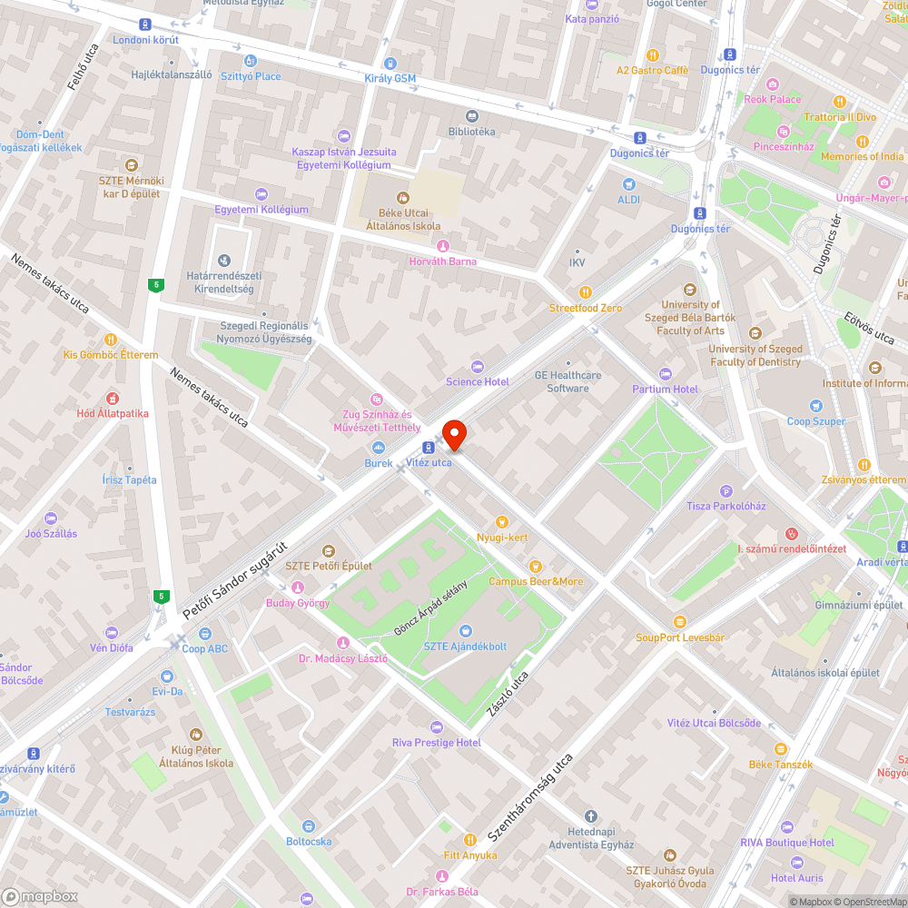 Törött lámpabúra bejelentés helye