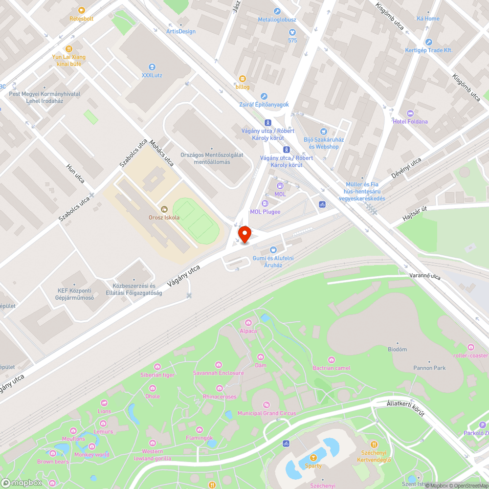 Sötét lámpa bejelentés helye