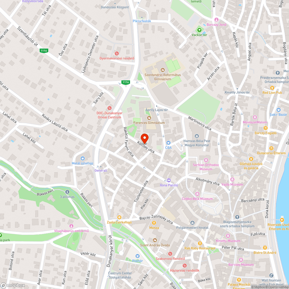 Kiégett közvilágítás bejelentés helye