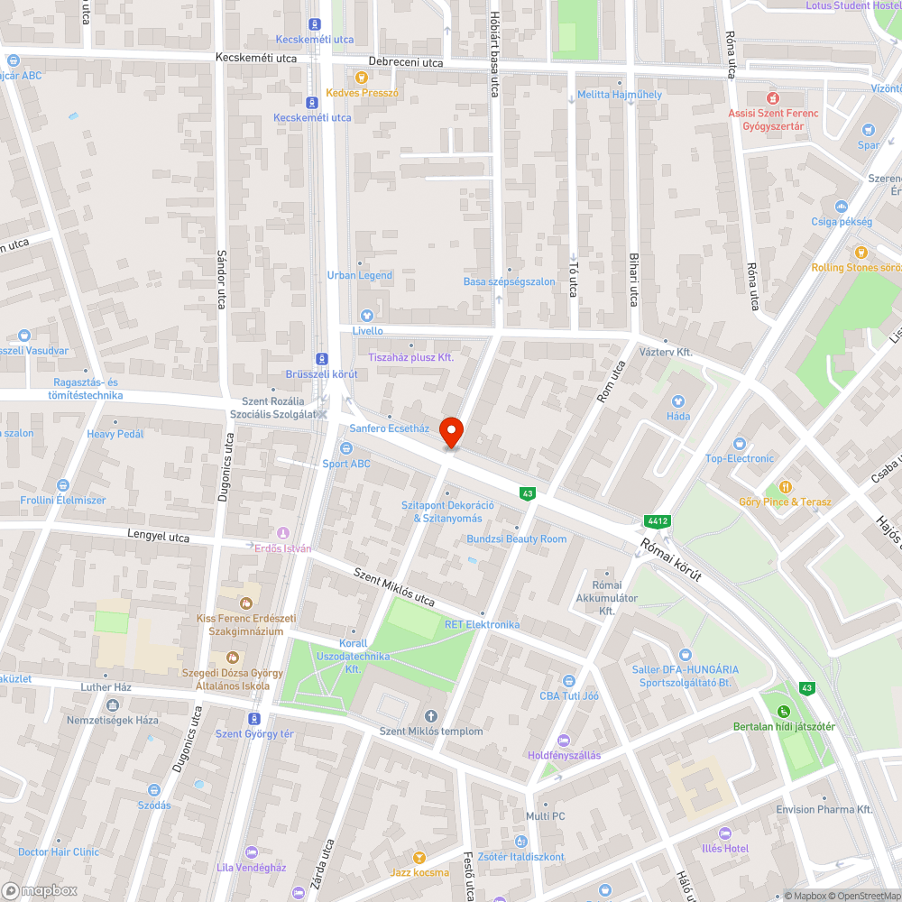 Lecsúszott tábla bejelentés helye