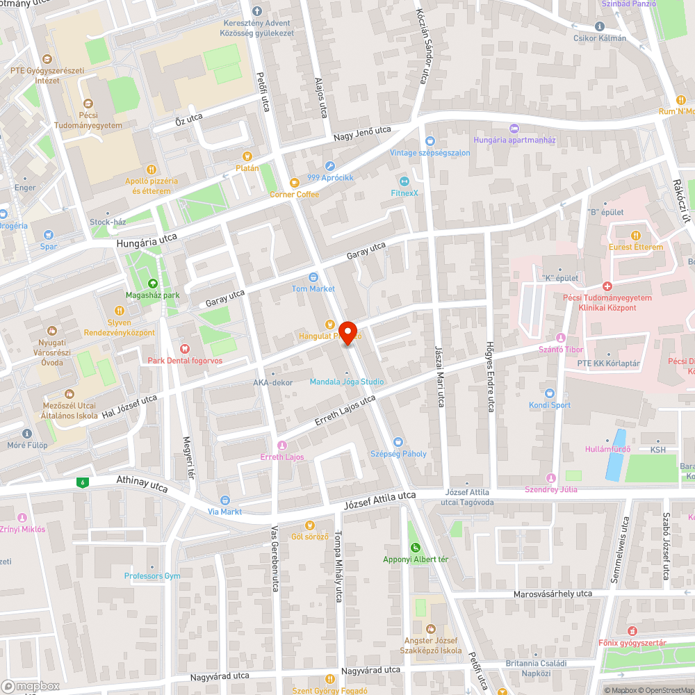 Hiányzó fák bejelentés helye