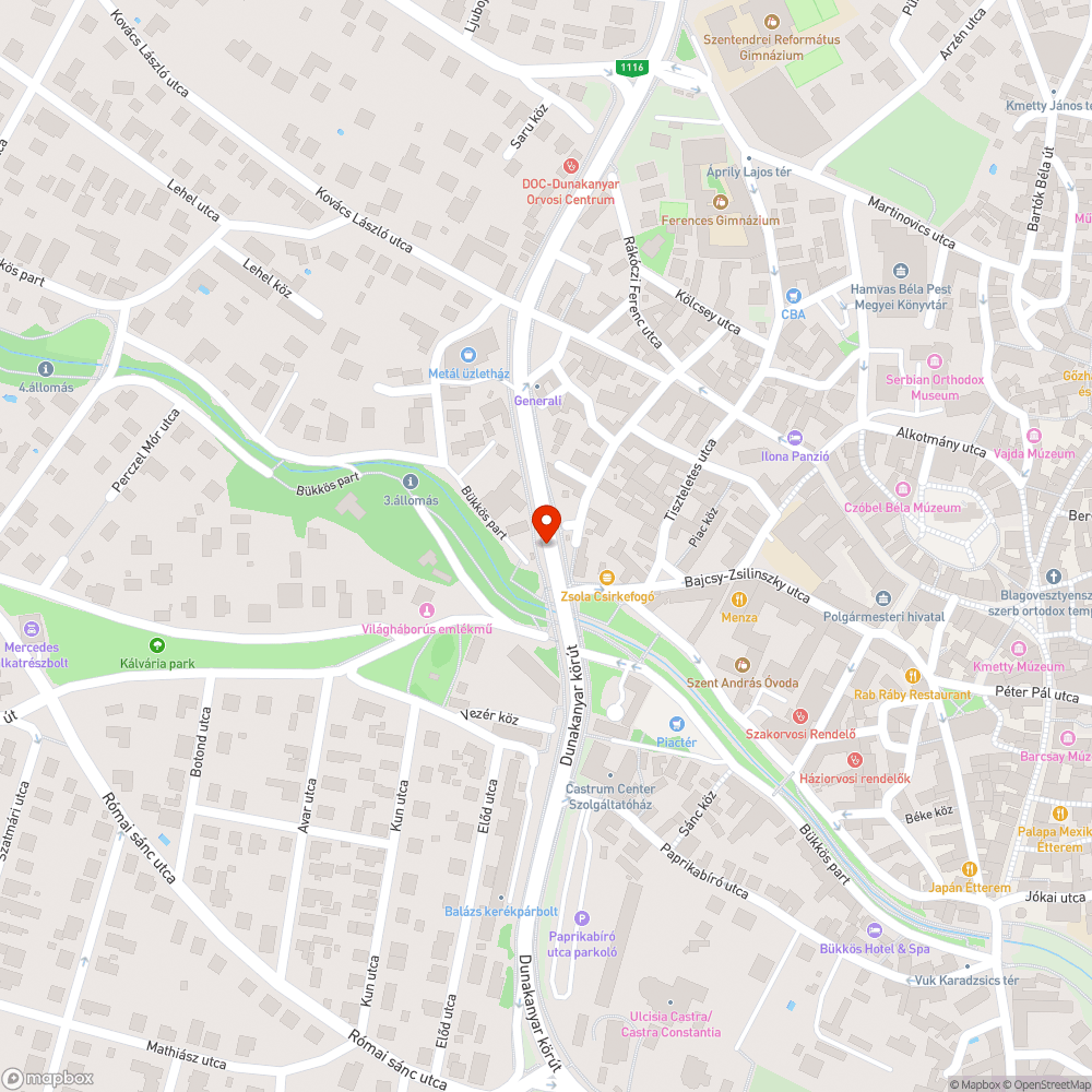 Lerakott szemét a Bükkösparti buszmegálló mellett bejelentés helye