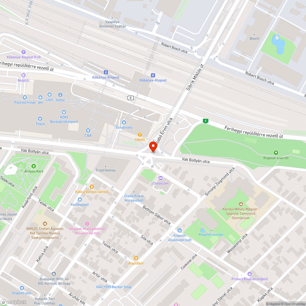 Nyomd a gombot, tesó! bejelentés helye