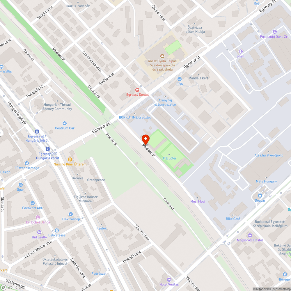 Újabb és újabb szemét az UTE elött bejelentés helye