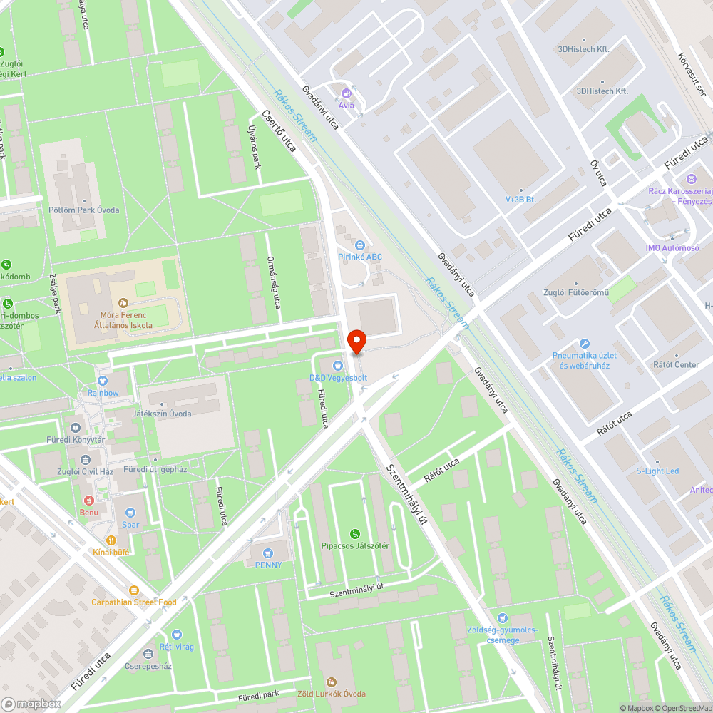 Két személyautó bejelentés helye