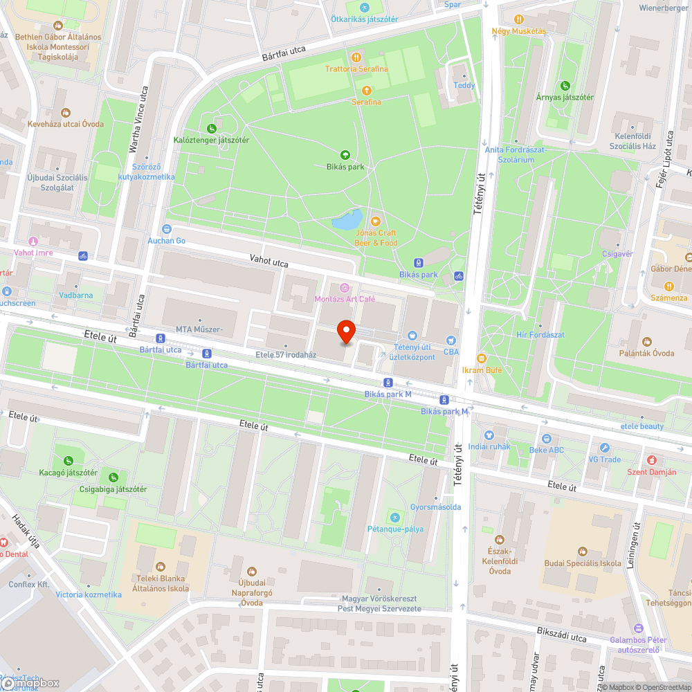 Botlóakadály a BMK mellett bejelentés helye