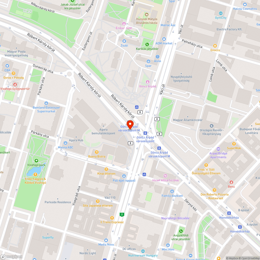 Lassan olvashatatlan bejelentés helye