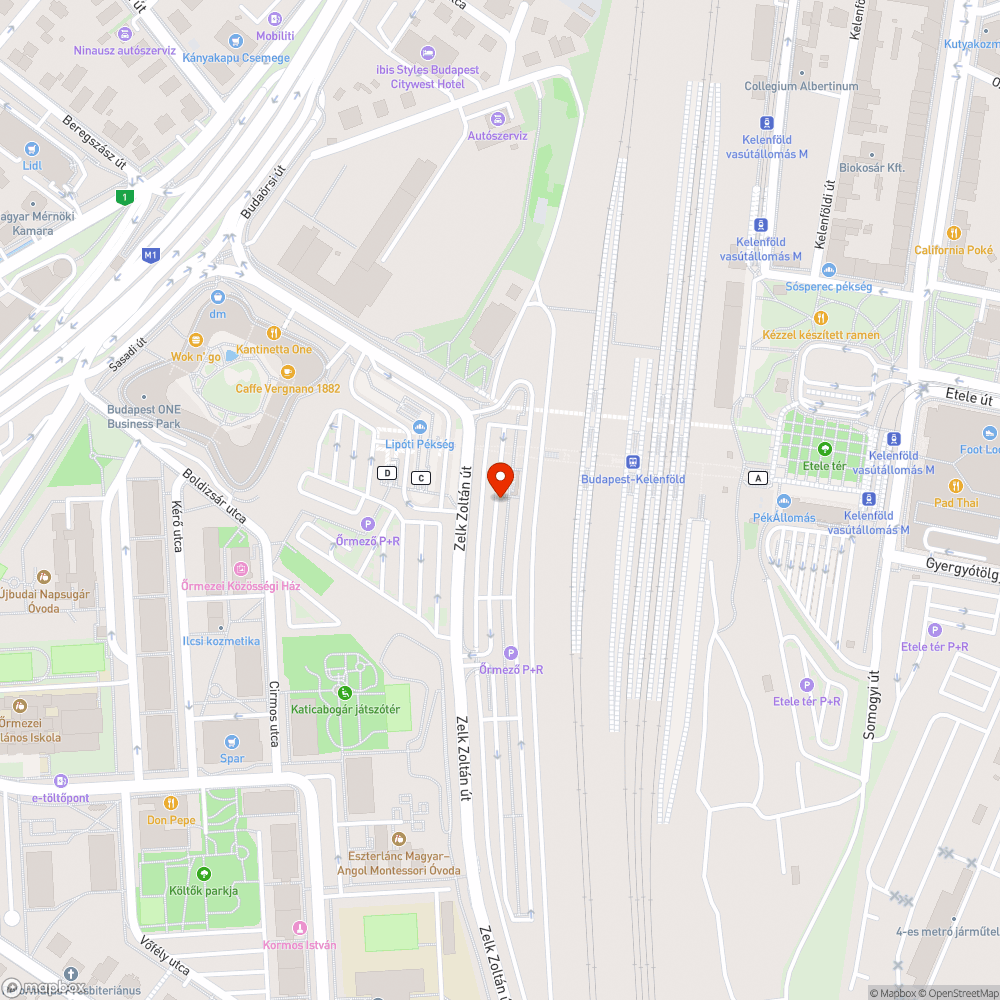 Több elhagyott jármű bejelentés helye