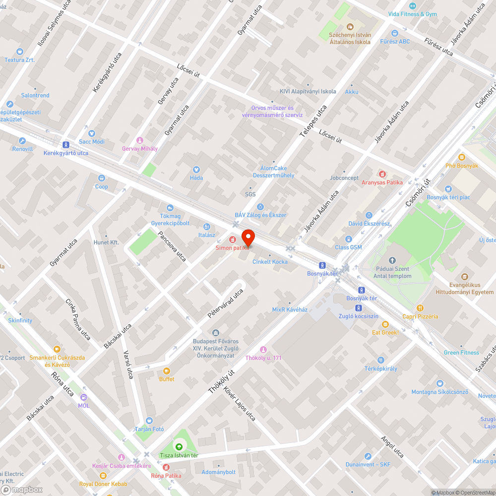 Leparkolva bejelentés helye