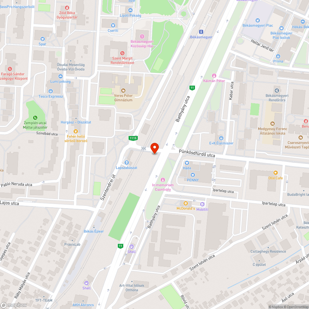 Szemetes terület bejelentés helye