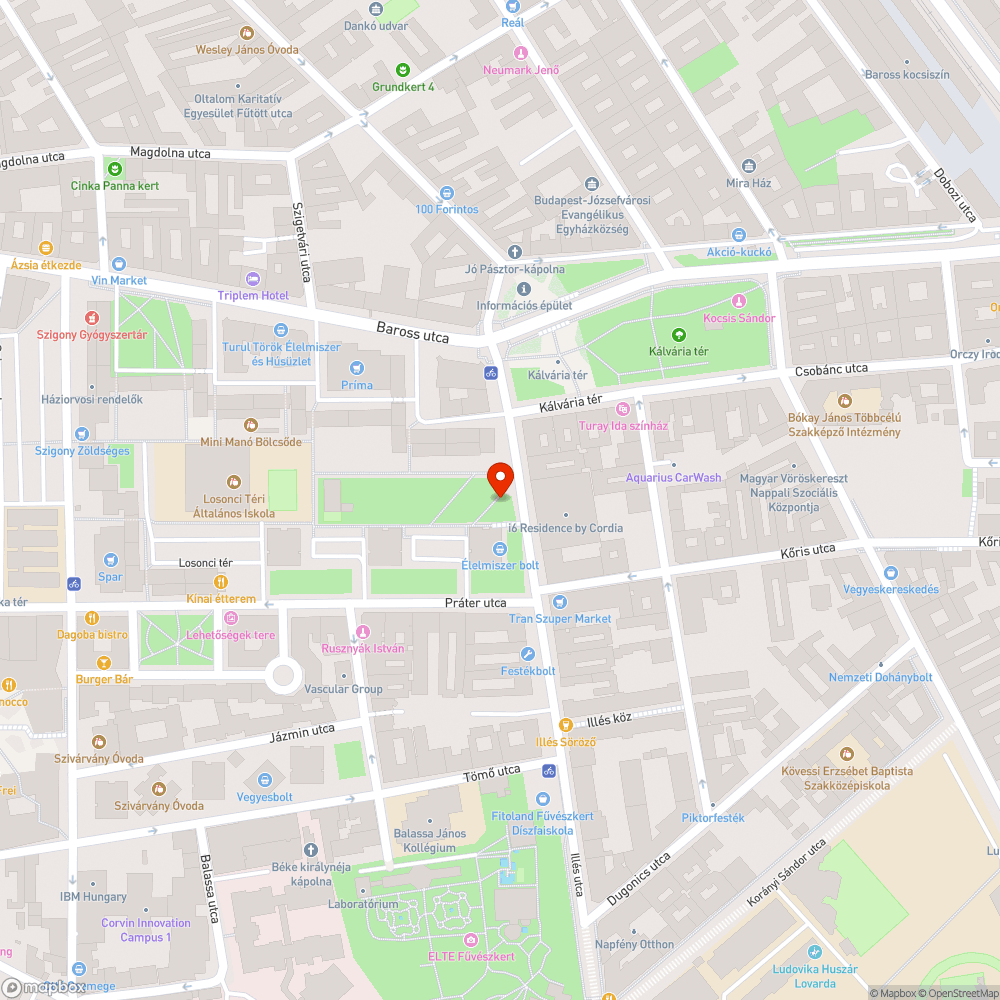 Szemét a Losonci téren bejelentés helye