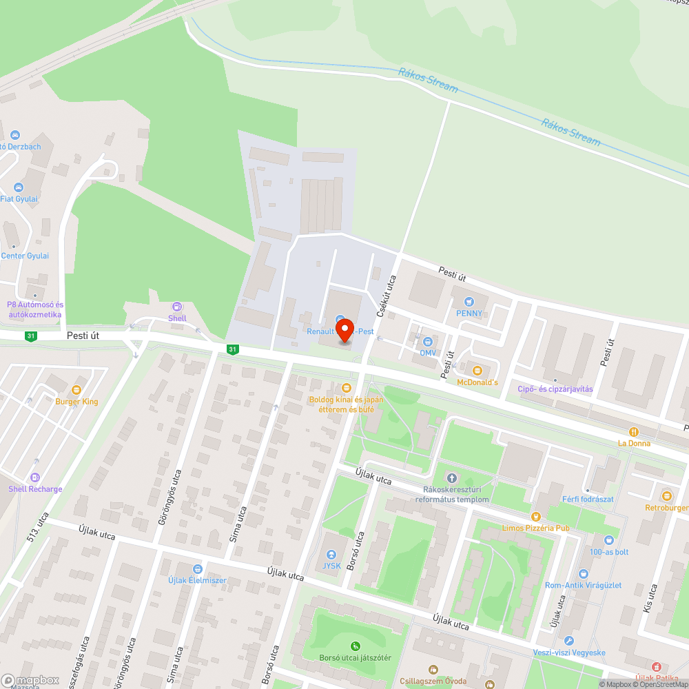 Katasztrofális járat bejelentés helye