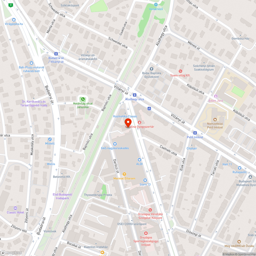 Elhagyott autó bejelentés helye