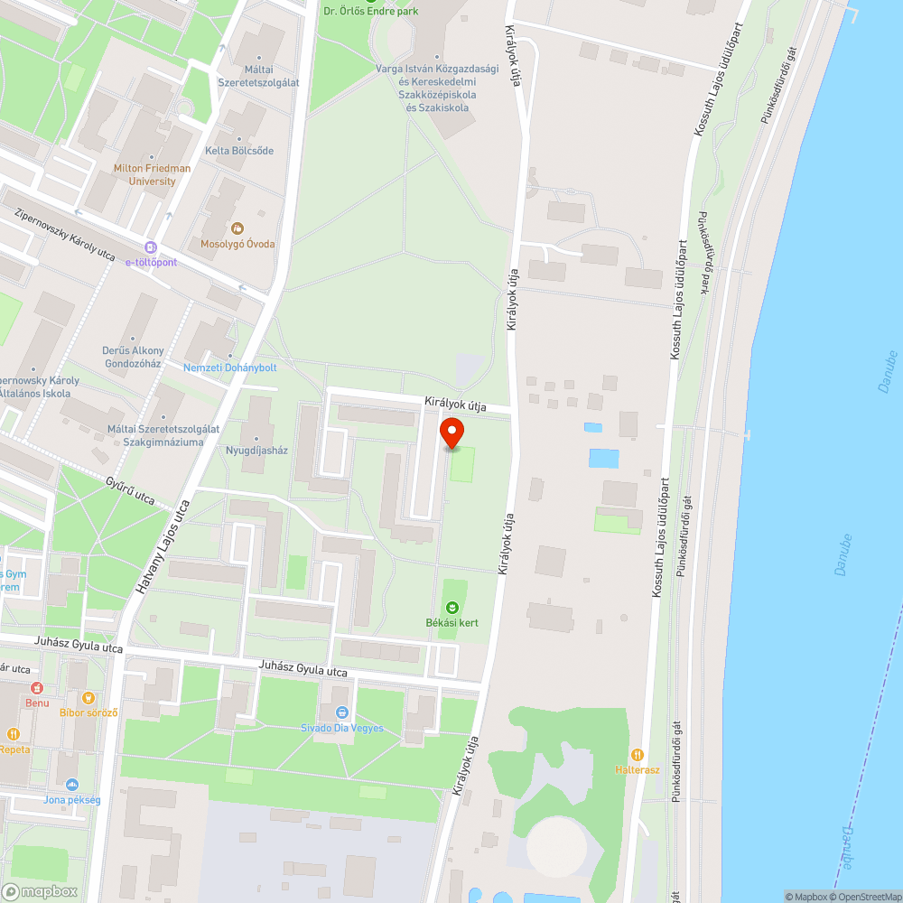 Nyitott közvilágítási lámpa bejelentés helye