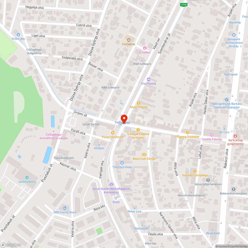 Rossz a Csillaghegyi kereszteződés bejelentés helye