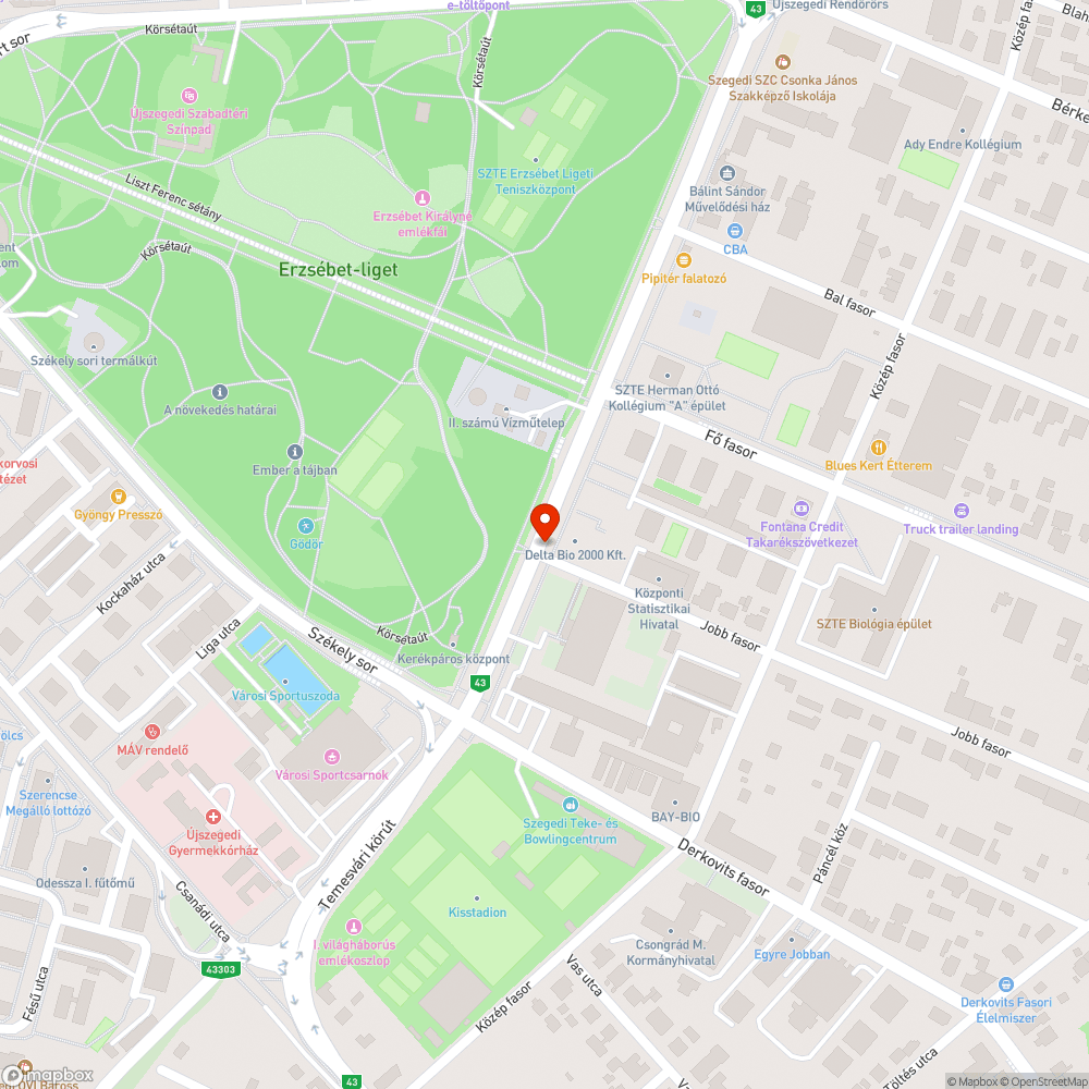 Fedlapcsere - Temesvári krt. és Jobb fasor sarka bejelentés helye