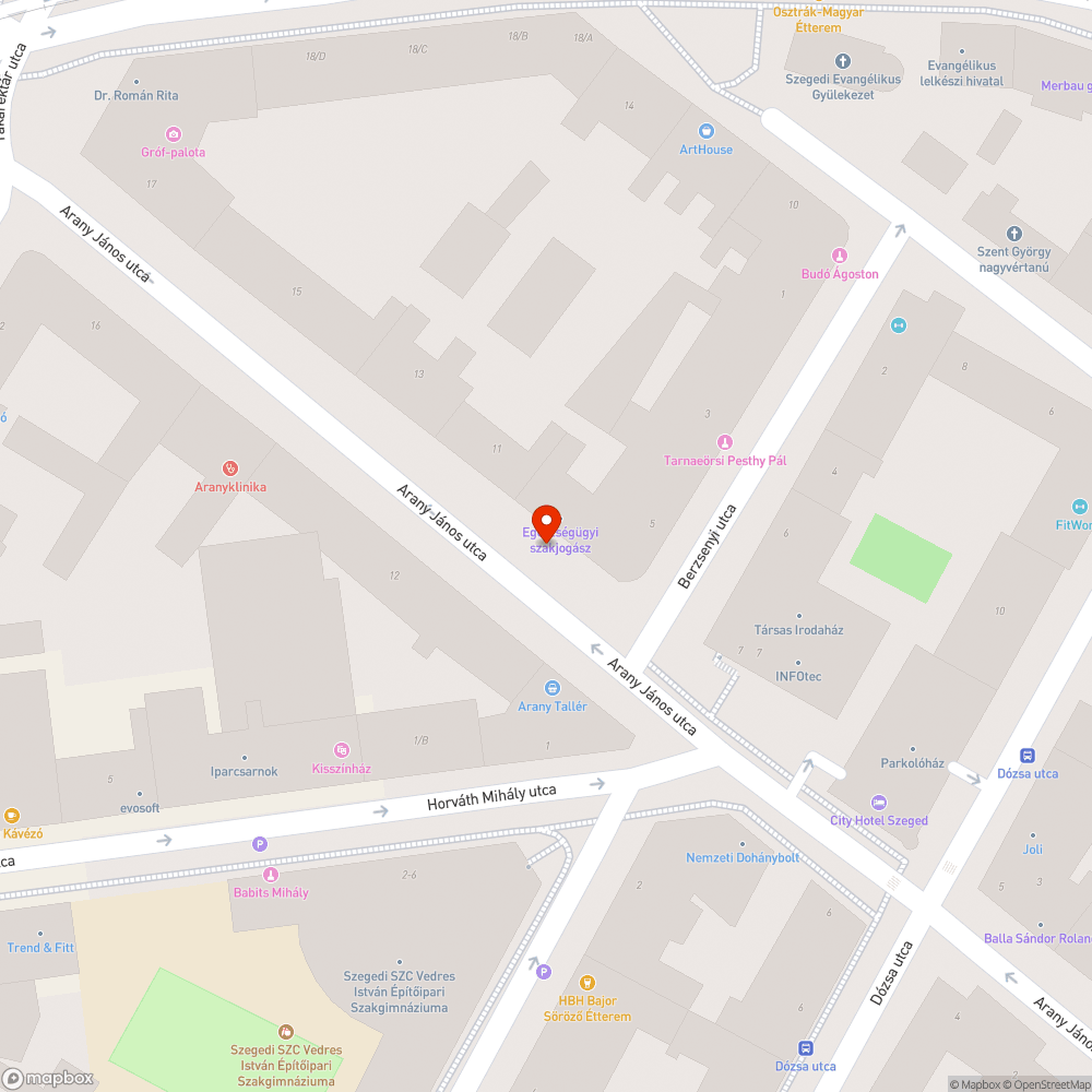 Megdőlt tábla - Arany János és Berzsenyi utca sarka bejelentés helye