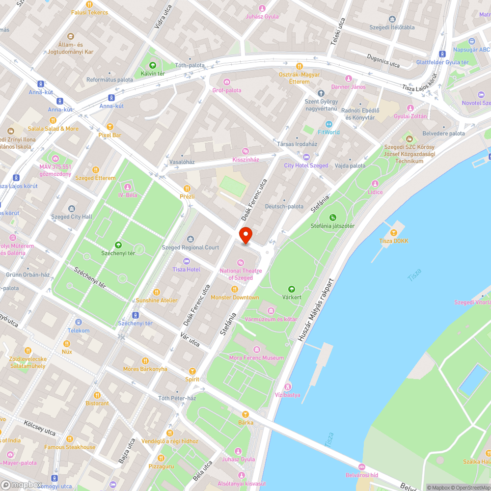 Sötétben a Nemzeti Színház előadás előtt fél órával bejelentés helye