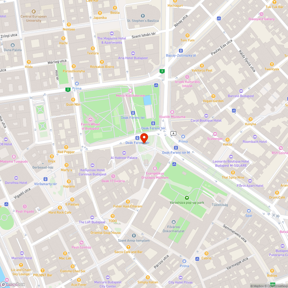 több szemeteskosarat kérünk a Deák térre bejelentés helye