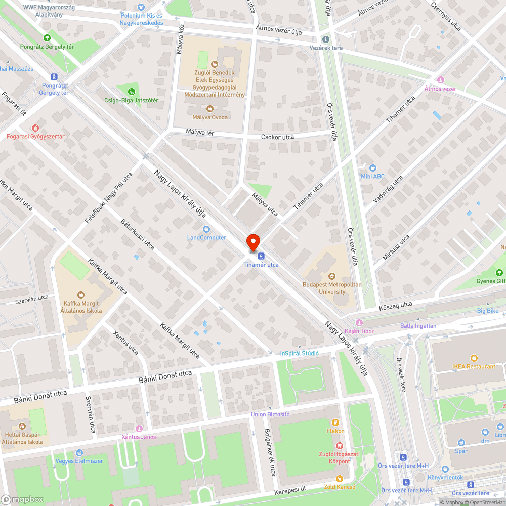 Sötét lámpa bejelentés helye