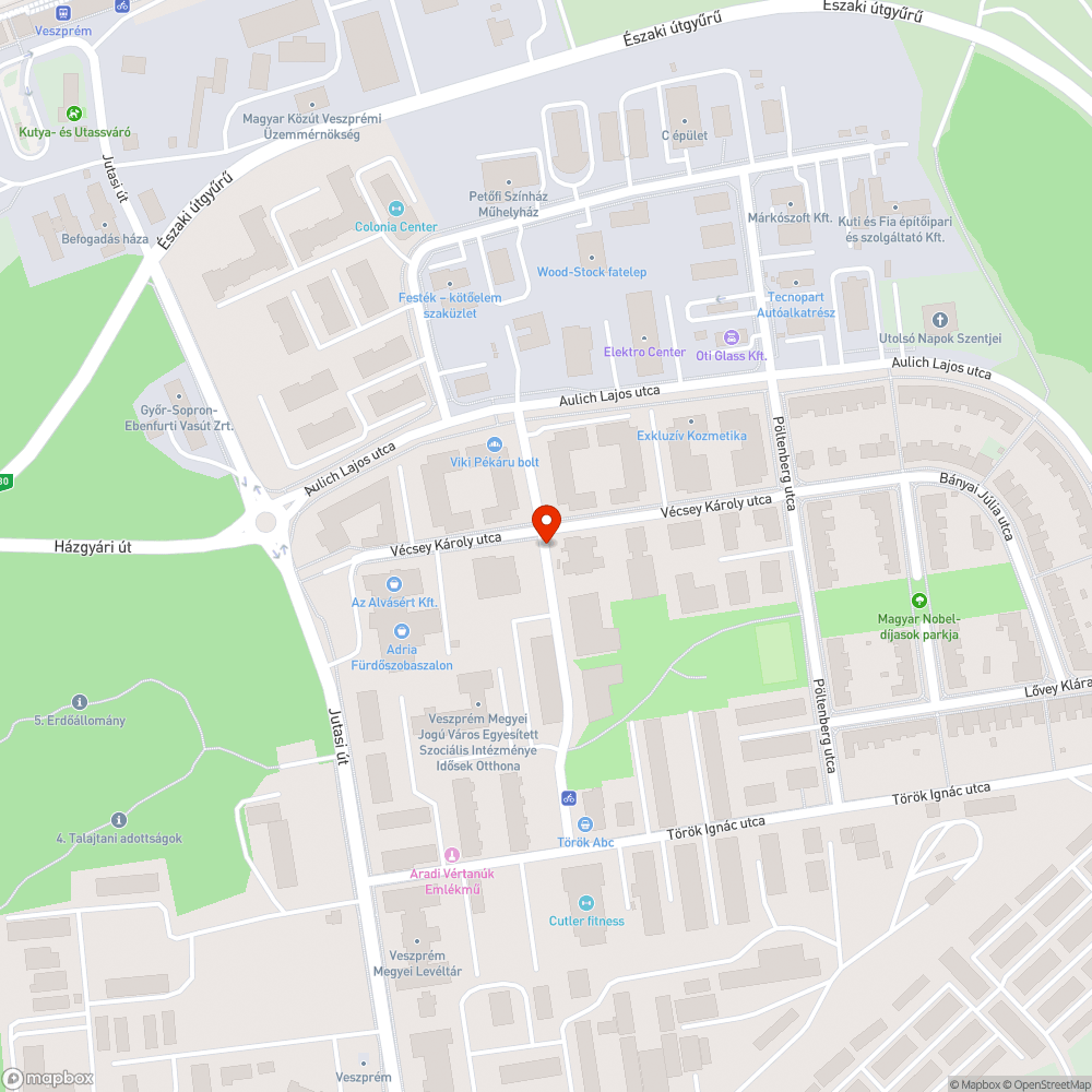 Közvilágítás bejelentés helye