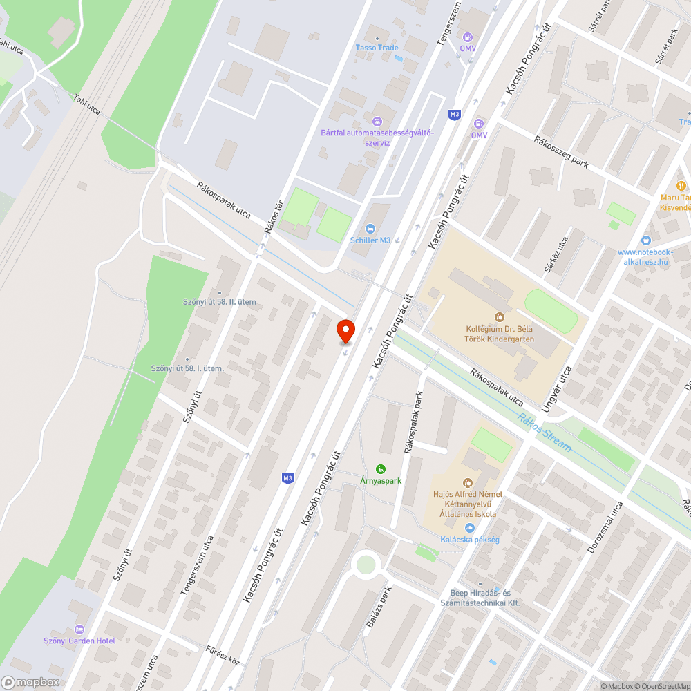 Hiányzó szemetesedény bejelentés helye