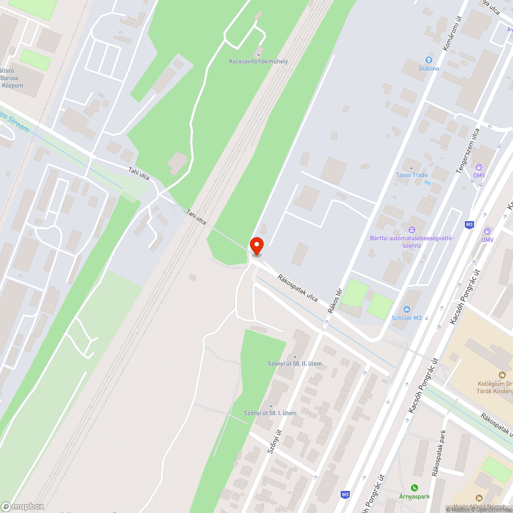 Kiégett, hiányzó világítás bejelentés helye