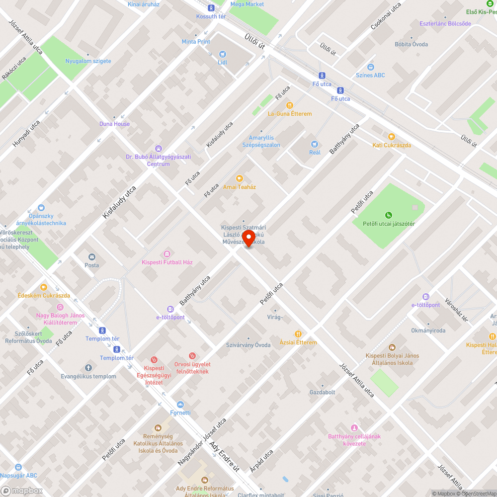 Mozdulatlan jármű bejelentés helye