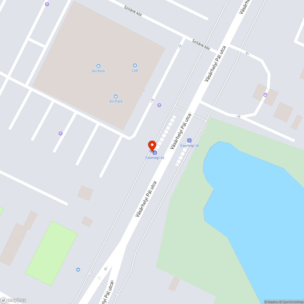 Összefirkált citylight bejelentés helye